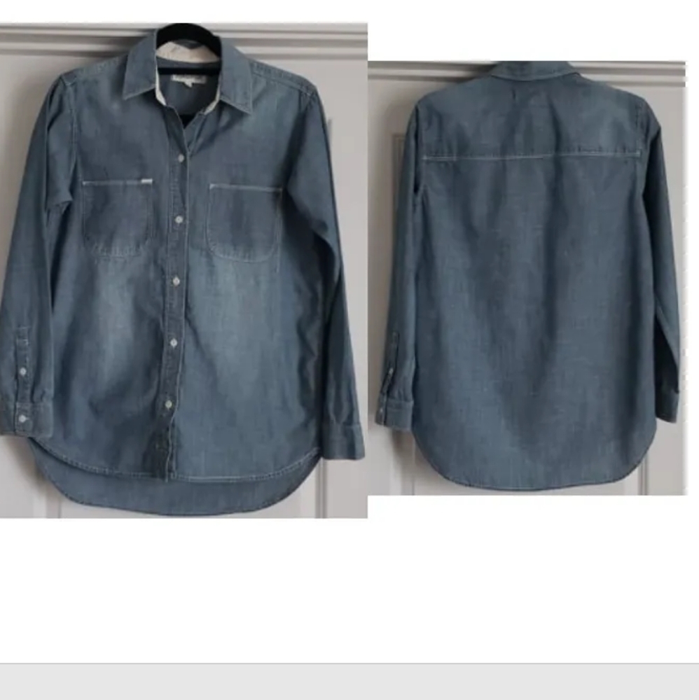 Madewell Denim Chambray Button-down Longsleeves